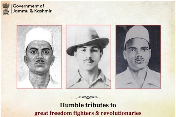 sons of Maa Bharti, legendary freedom fighters, Bhagat Singh, Sukhdev and Rajguru