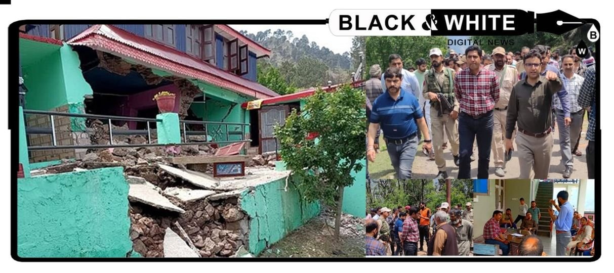 Catastrophic Sinkhole Devastates Ramban: Land Sinks, Homes Crumble