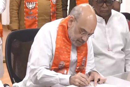 Amit Shah files nomination from Gandhinagar