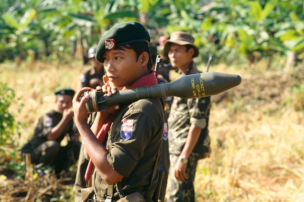 The Karen National Liberation Army (KNLA) is considered an armed ethnic rebel group in Myanmar.