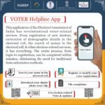 Voter Helpline app is a comprehensive app for Indian voters to search their name in the electoral roll, submit forms for voter registration & modification