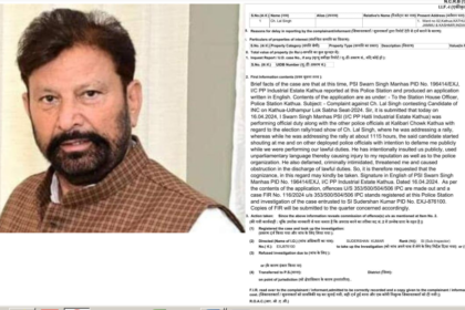 Congress Candidate Choudhary Lal Singh Booked for Alleged Misconduct Ahead of Lok Sabha Polls