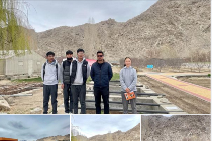 The Department of Botany, Eliezer Joldan Memorial College Leh, organised a field visit for the students of second semester skill enhancement course