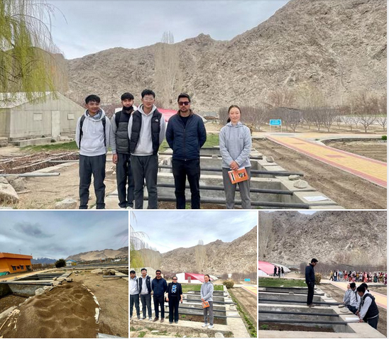 The Department of Botany, Eliezer Joldan Memorial College Leh, organised a field visit for the students of second semester skill enhancement course