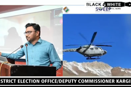 Helicopters and Heroism: Kargil’s Dedicated Efforts for Smooth Lok Sabha Polls.