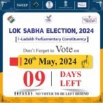 Ladakh will be voting for the Lok Sabha election on May 20.