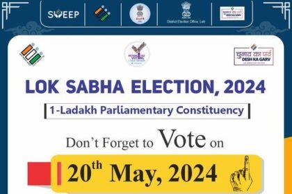 Ladakh will be voting for the Lok Sabha election on May 20.