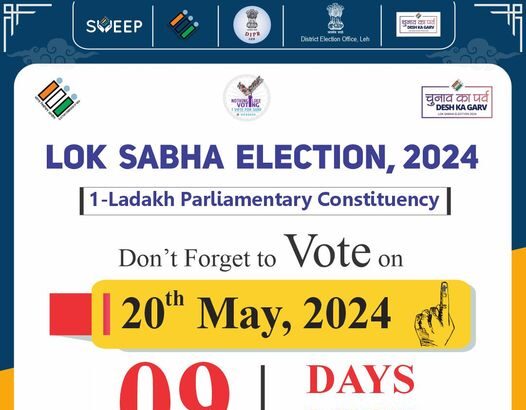 Ladakh will be voting for the Lok Sabha election on May 20.