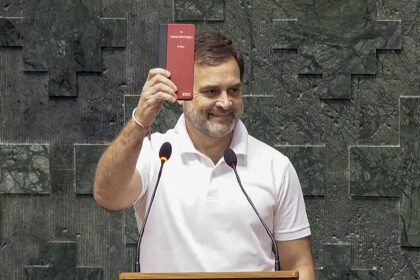 Rahul Gandhi Takes Oath As Lok Sabha MP With Copy Of Constitution In His Hand