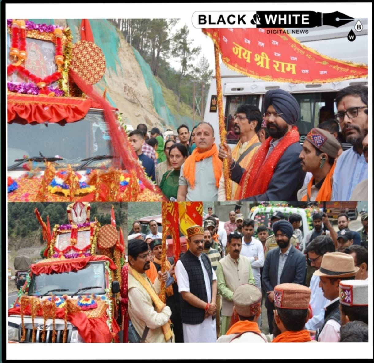 Deputy Commissioner flags off Mata Chandi Mindal Yatra at Doda.