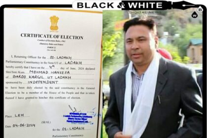 Mohmad Haneefa Wins Leh Lok Sabha Seat, Bolstered by NC-Congress Alliance Amid BJP's Internal Struggles.