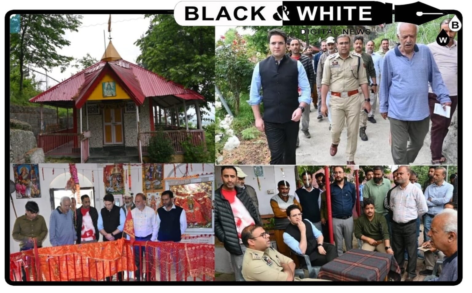 DC Kulgam Inspects Mata Kheer Bhawani Asthapan Manzgam, Reviews Mela Arrangements.