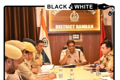 SSP Ramban Chairs Security Review Meeting Ahead of Shri Amarnath Ji Yatra 2024.
