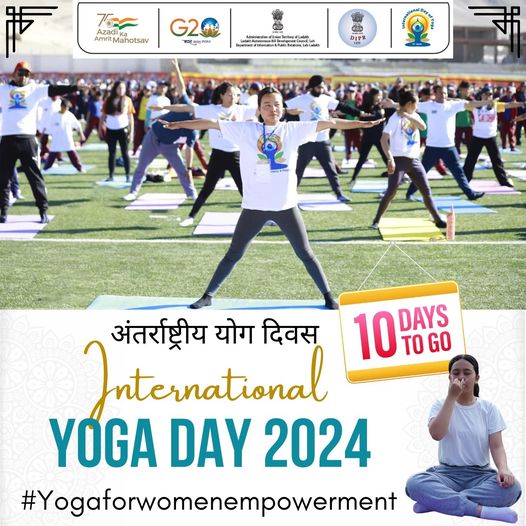 𝐓𝐡𝐞 𝐜𝐨𝐮𝐧𝐭𝐝𝐨𝐰𝐧 𝐡𝐚𝐬 𝐛𝐞𝐠𝐮𝐧! 10th #InternationalDayofYoga