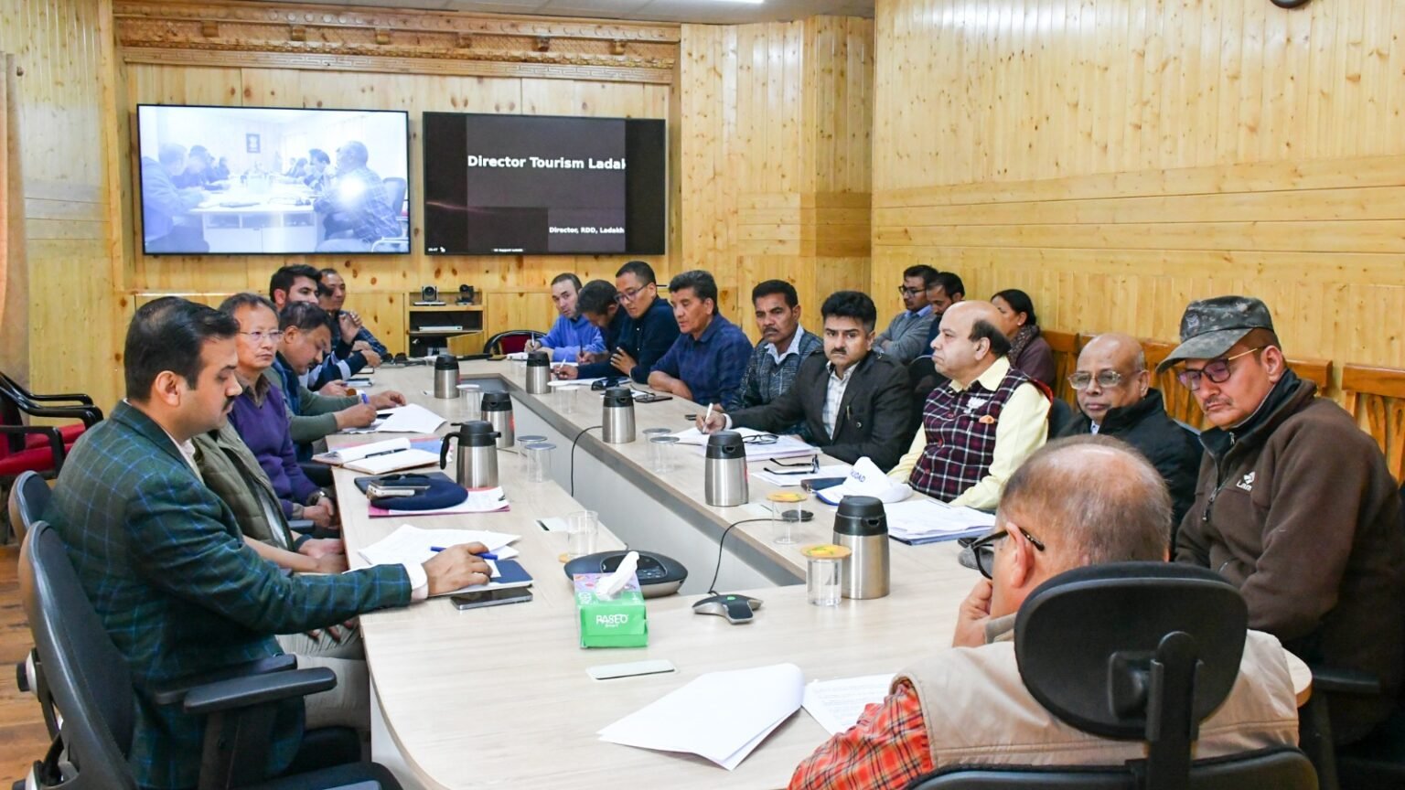 Advisor to the Hon'ble Lieutenant Governor, UT Ladakh, Dr Pawan Kotwal Chairs Meeting on Arrangements for 28th Sindhu Darshan Yatra