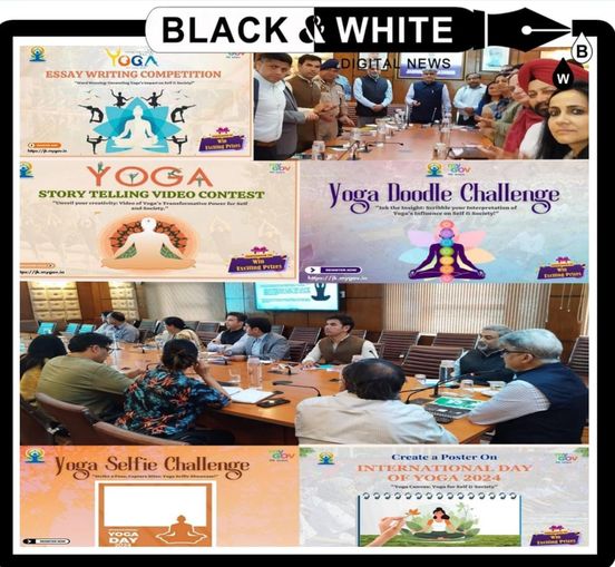 CS launches competitions on MyGov portal to mark 'International Yoga Day'.