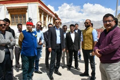 Administrative Secretary of Tourism and Culture, UT Ladakh Vikram Singh Malik Inspects Sindhu Ghat for 28th Sindhu Darshan Yatra