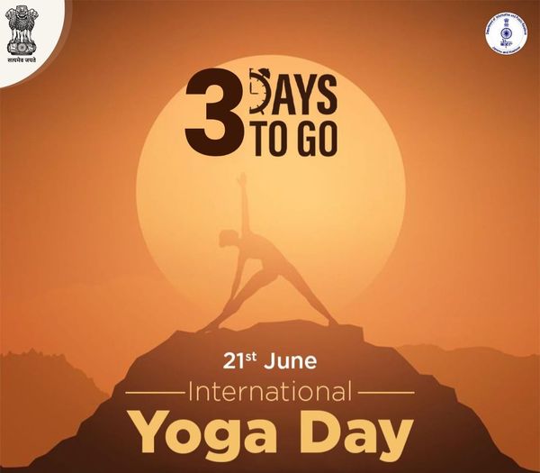 Let's experience the power of Yoga that brings clarity in mind, purity in heart and sincerity in action. #yogaforselfandsociety #internationalyogaday