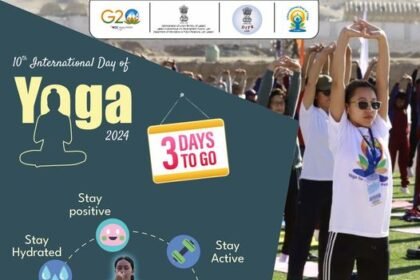 𝐓𝐡𝐞 𝐜𝐨𝐮𝐧𝐭𝐝𝐨𝐰𝐧 𝐡𝐚𝐬 𝐛𝐞𝐠𝐮𝐧! Only 3 days left for #internationalyogaday2024 Within these 3 days, learn a new posture every day and step towards a healthier life.