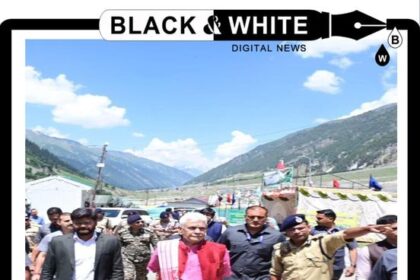 LG Manoj Sinha Reviews Amarnath Yatra Arrangements at Baltal Base Camp.