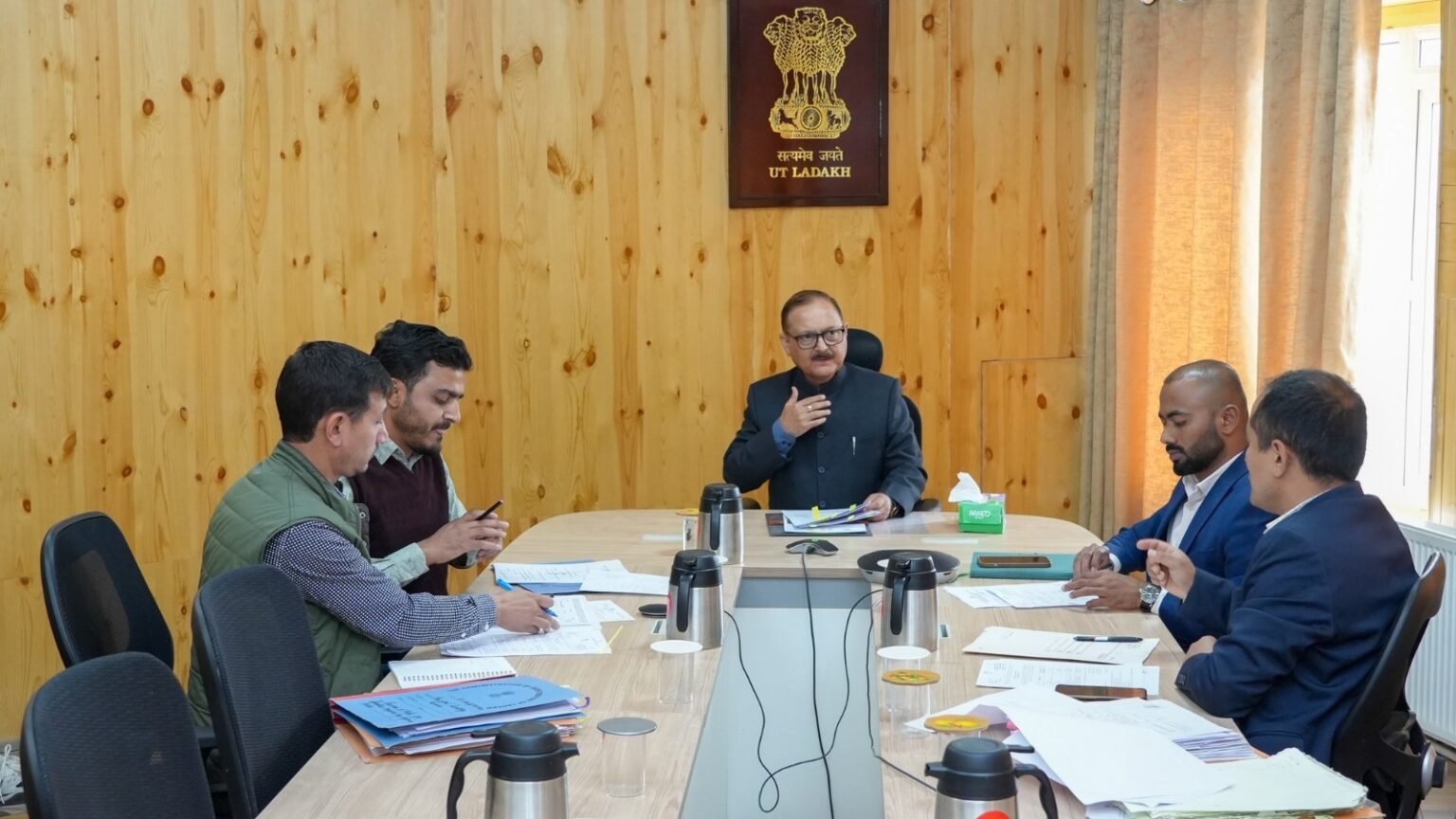 Advisor/Secretary of Revenue Department, UT Ladakh, Dr Pawan Kotwal Reviews Property Rent Rates for Defence Forces in Ladakh