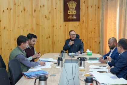 Advisor/Secretary of Revenue Department, UT Ladakh, Dr Pawan Kotwal Reviews Property Rent Rates for Defence Forces in Ladakh