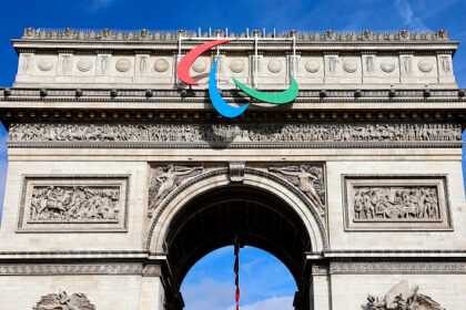 Paralympic Symbol Unveiled On Arc De Triomphe Ahead Of Games In Paris