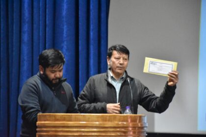 The Electronically Transmitted Postal Ballot System (ETPBS) pre counting training session organised for the Counting Supervisors and Counting Assistant at SSK Leh on May 31.