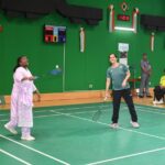 President Murmu Plays Badminton With Saina Nehwal At Rashtrapati Bhavan