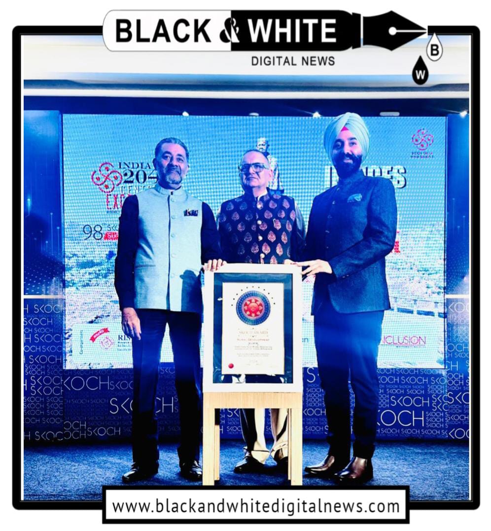 Charandeep Singh receives SKOCH Award 2024 for "Sustainable & Zero Landfill Amarnathji Yatra-2023"