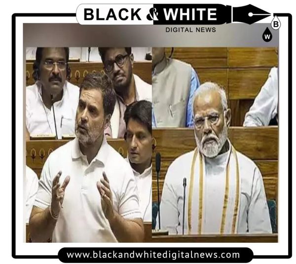 Rahul Gandhi Criticizes PM Modi’s Aloofness in Lok Sabha, Claims Atmosphere of Fear.