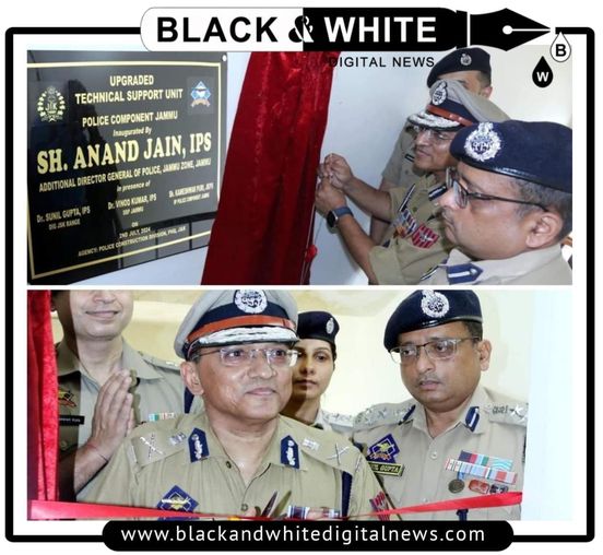 ADGP Jammu Zone Inaugurates Upgraded Technical Support Unit at Police Component Gandhi Nagar.