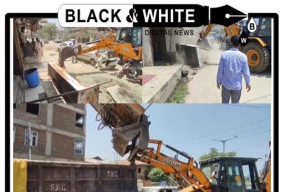 SMC conducts massive anti-encroachment drive in various areas of Srinagar.