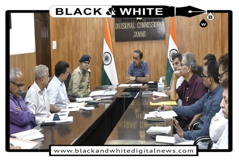 Div Com reviews Flood preparedness in Jammu Division.