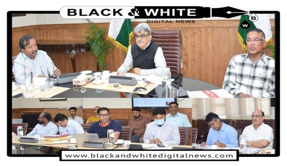 CS takes stock of progress made on construction of Highways across J&K.