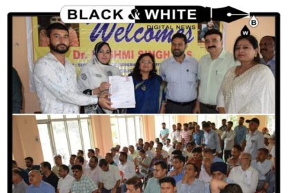 Rashmi Singh convenes public darbar at Surinsar.