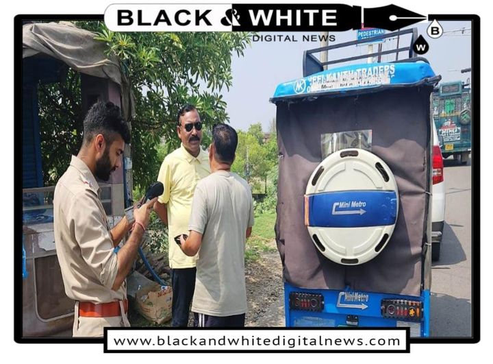 MVD conducts enforcement drive to check traffic violations.
