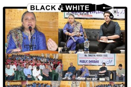 Sheetal Nanda visits Kulgam, conducts Public Darbar. Interacts with scores of public delegations, takes stock of their issues, grievances.