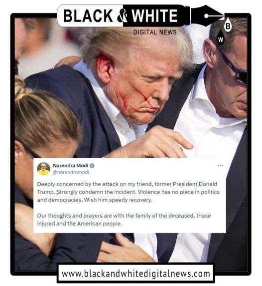 Prime Minister Narendra Modi Condemns Attack on Former U.S President Donald Trump