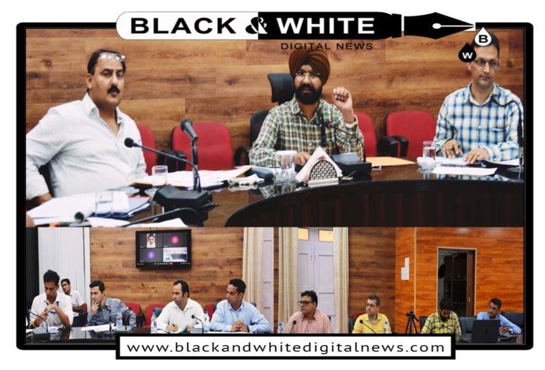 DDC Doda reviews progress on CRF, NABARD, City Towns Projects