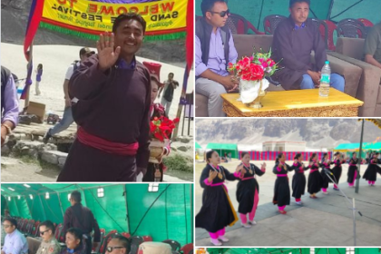 The Councillor of Hunder Constituency, Kunzang Lotus inaugurated the Hunder Sand Dune festival in the presence of President,