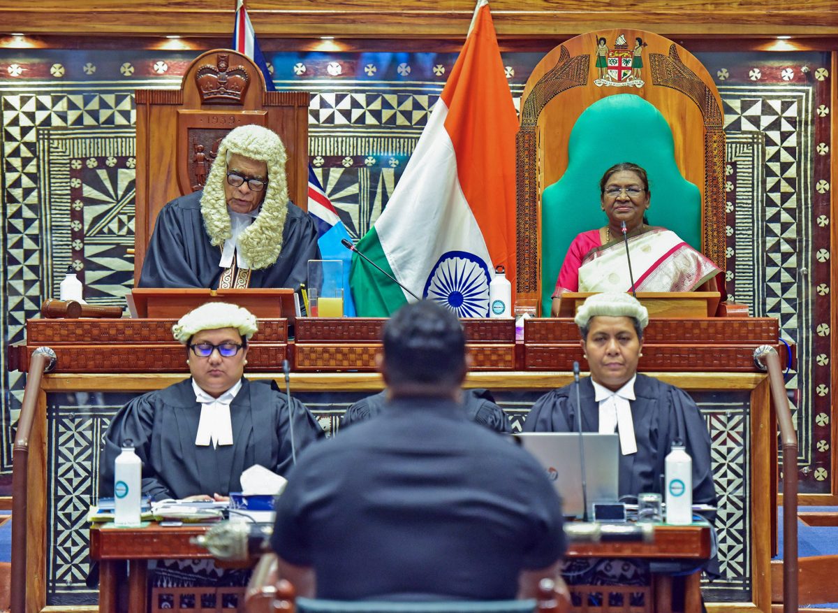 India Ready To Partner With Fiji, Says President Murmu