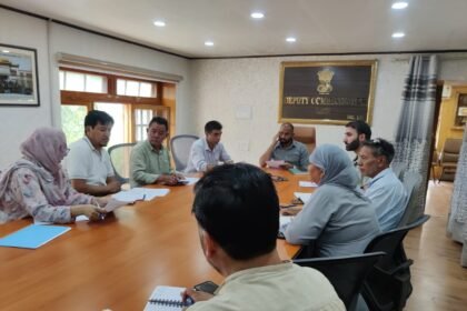 DC Leh convenes reviews progress made under Sampoornata Abhiyan launched by NITI Aayog