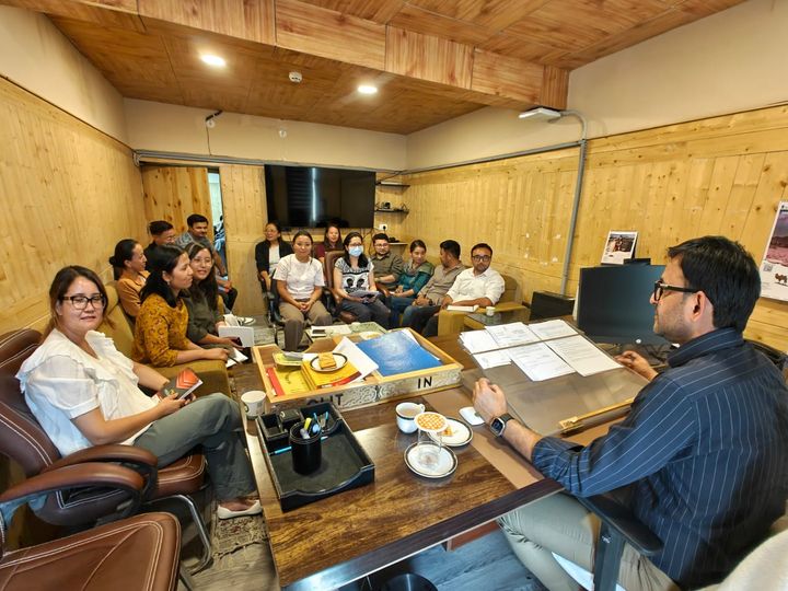 The (A) Secretary Law, Mr Bhagat convenes meeting to discuss law related issues in the Administrative set up of UT Ladakh