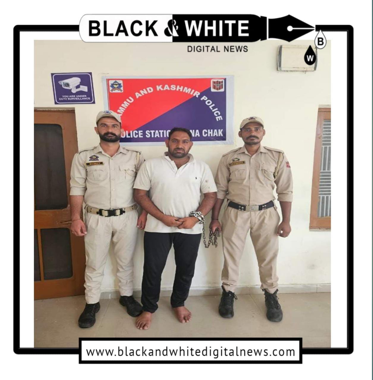 Jammu Police Strikes: Infamous Criminal Lyiqat Ali 'Bulla' Captured in Dramatic Kanachak Raid.