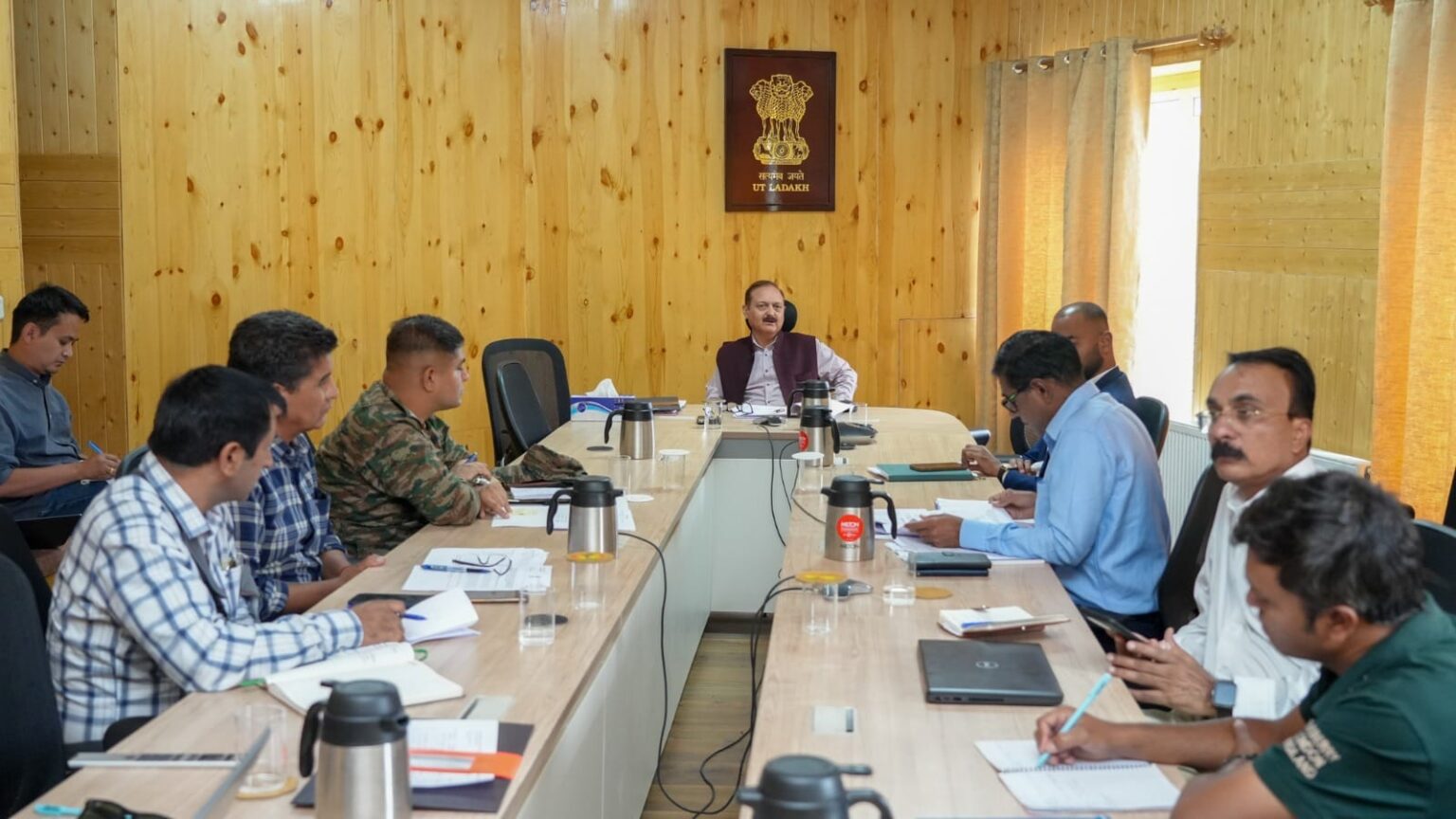 “Ladakh Pushes Forward: 5th Meeting Reviews Progress on 4G Saturation Projects”