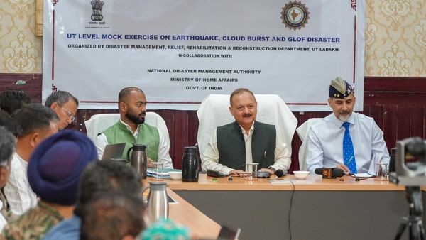Press Release Ladakh has unique challenges, so we must prepare accordingly: Advisor Ladakh during table-top exercise on earthquake, cloud burst & GLOF. Mock drills to follow