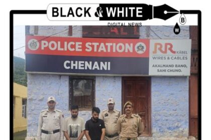 Chenani Police Foils Major Drug Smuggling Attempt: 1.3 Kg Charas Seized, Two Arrested