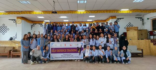 Press Release Mission Shakti District Hub for Empowerment of Women and One Stop Centre Leh under the Department of Social and Tribal Welfare Organizes Self-Defense Training Program on National Sports Day