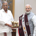 Prime Minister Narendra Modi On Thursday Met Nagaland Governor La Ganesan In Delhi